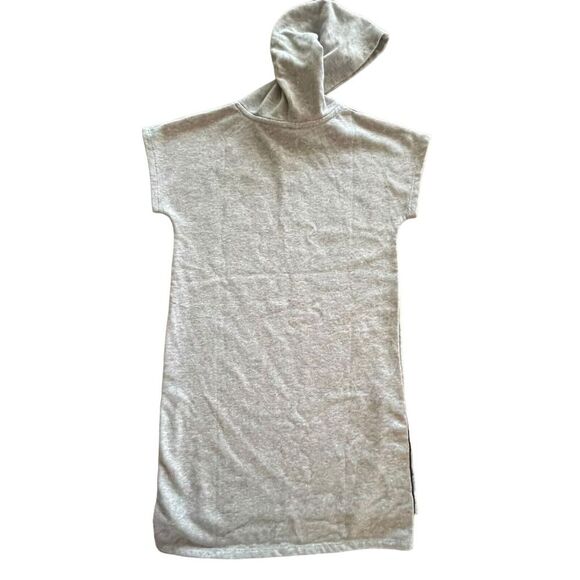 Tommy Hilfiger Girls Flag Stripe Logo Graphic Sweat Shirt Hoodie Dress Sz 8/10 M - Picture 2 of 12